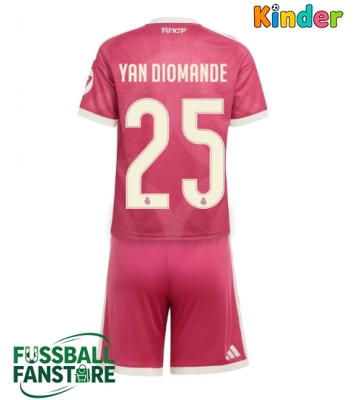 Real Madrid Yan Diomande #25 Replik 3rd trikot Kinder 2026-27 Kurzarm (+ Kurze Hosen)
